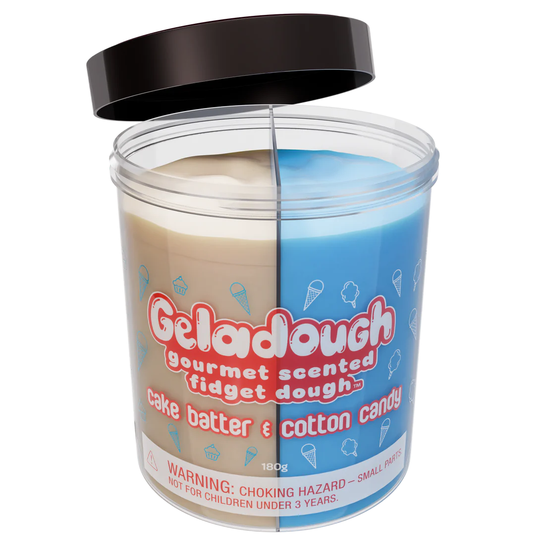 Cake Batter and Cotton Candy Geladough