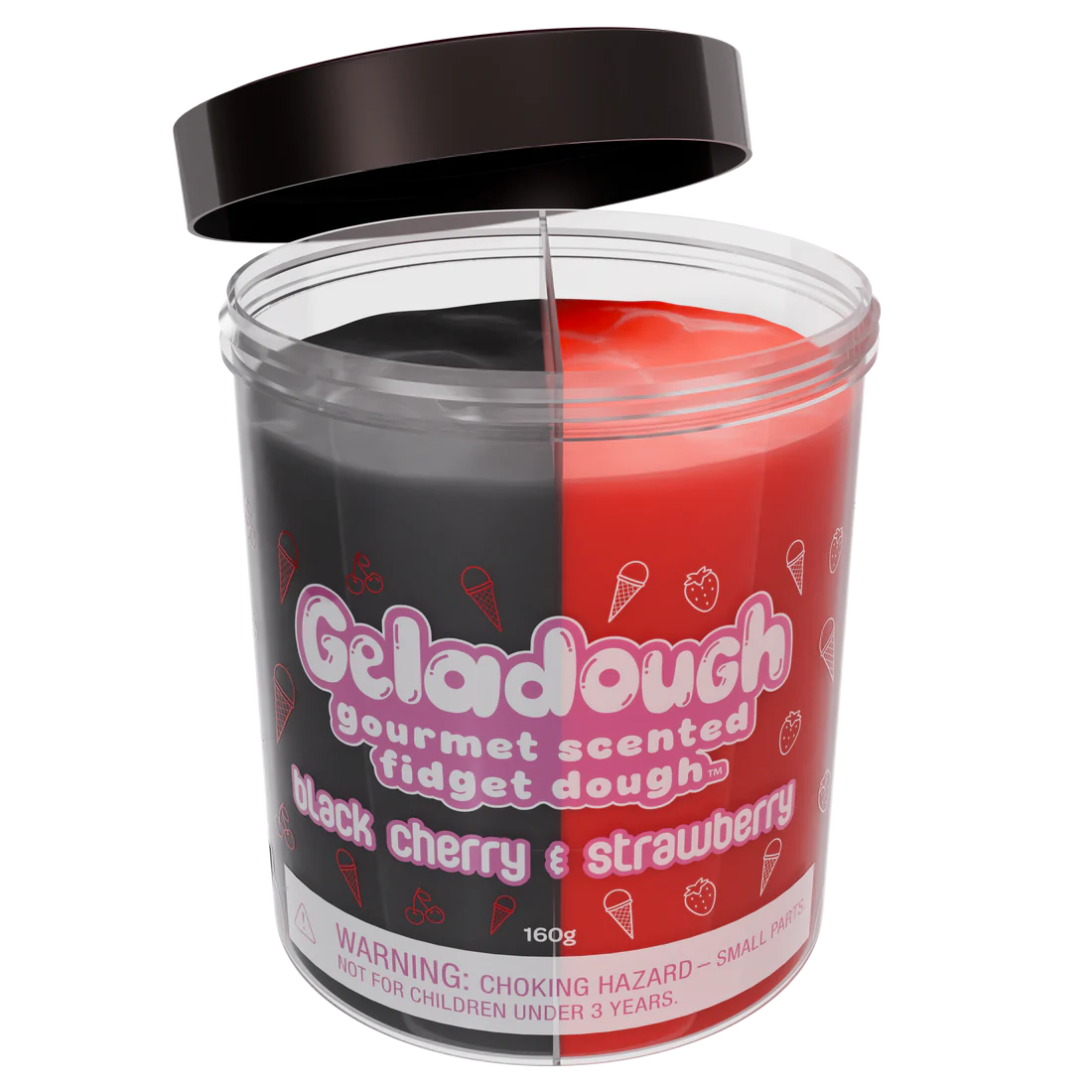 Black Cherry and Strawberry Geladough