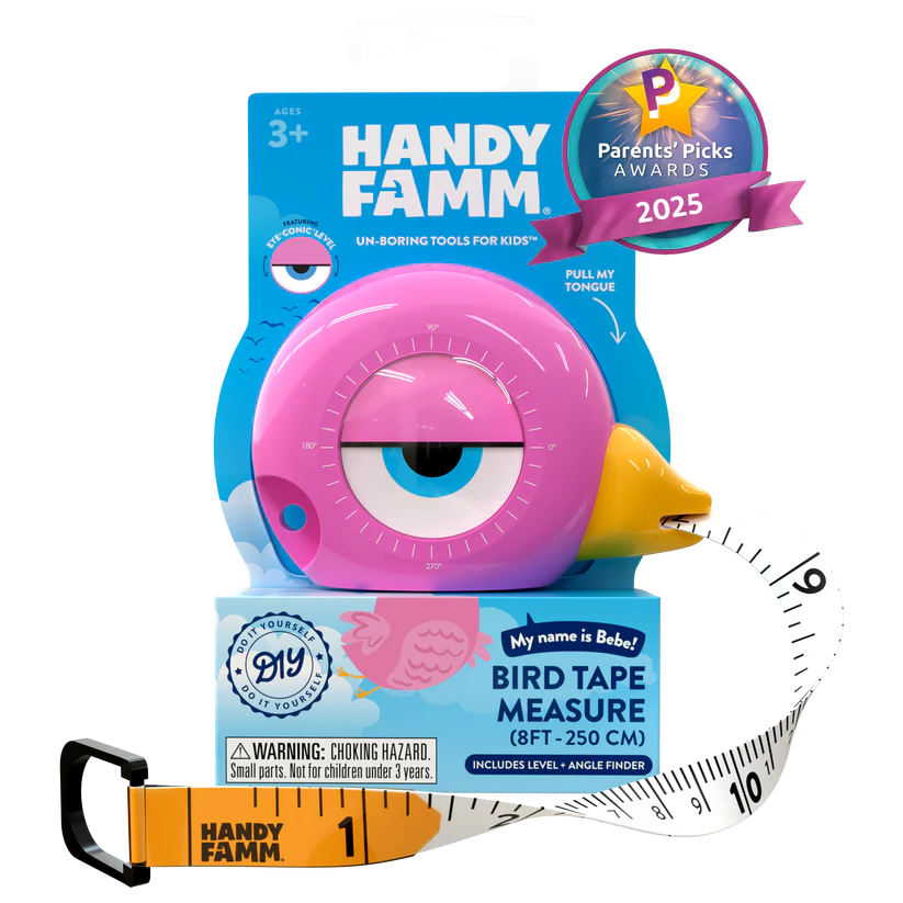STEM Starter 3-in-1 Tool Bird Tape Measure -  Bebe