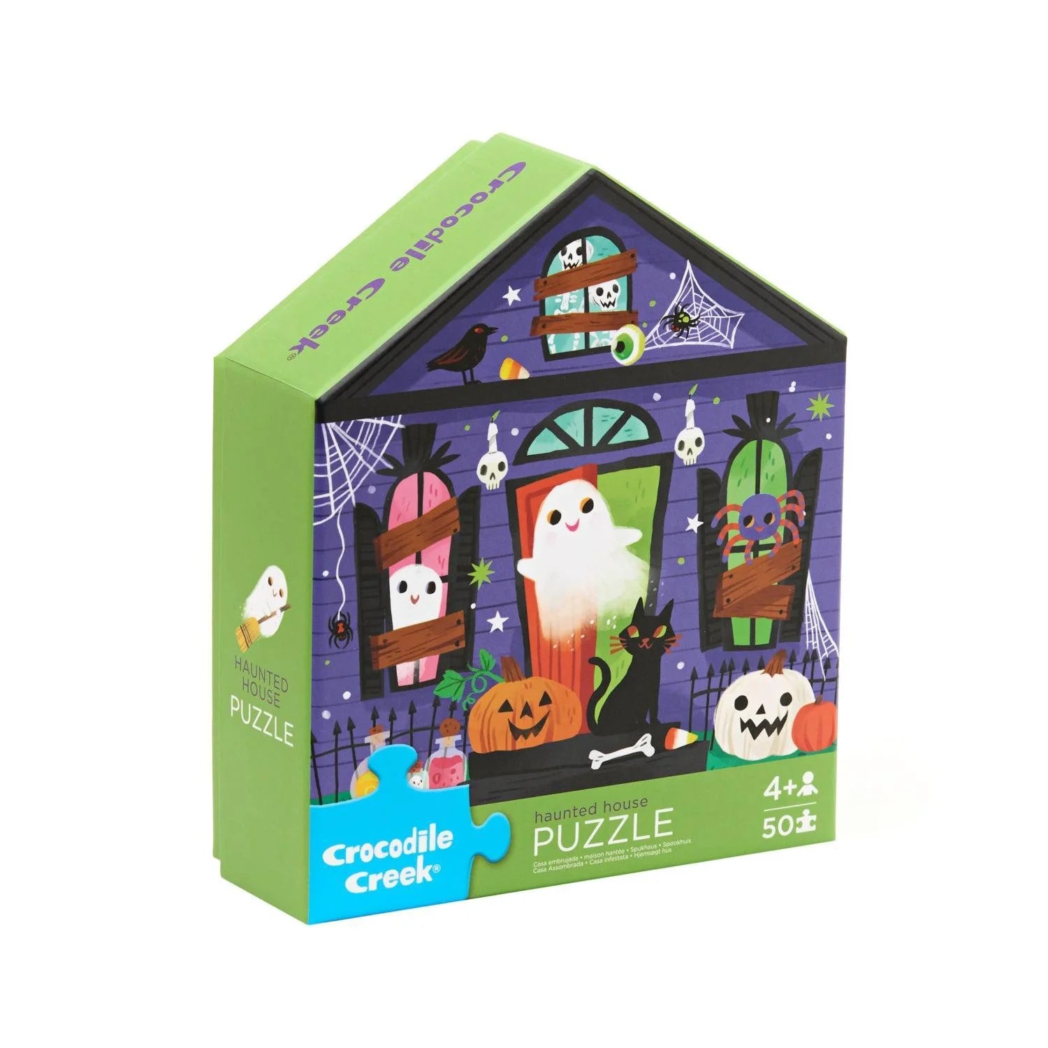 Haunted House Flat House Puzzle, 50 pc