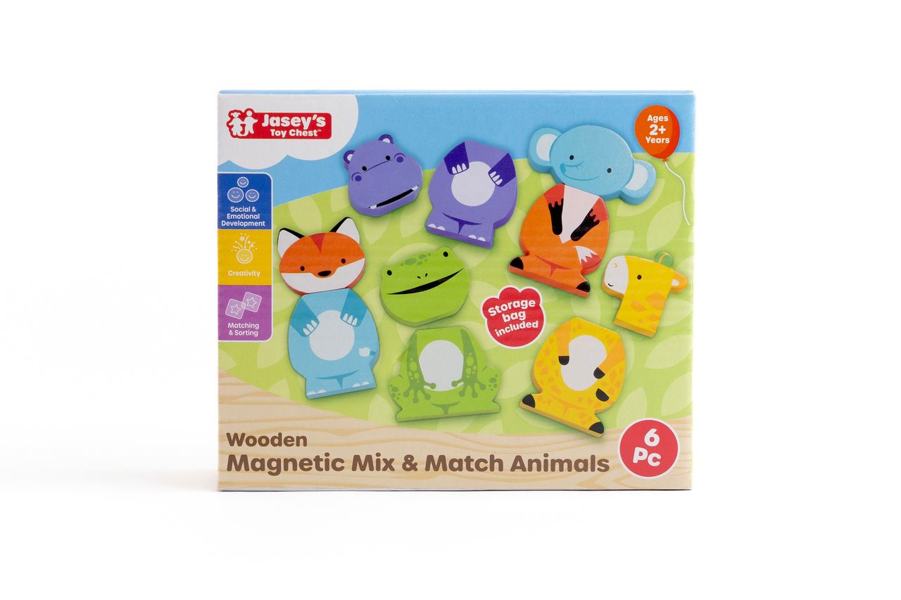 Wooden Magnetic Mix & Match Animals