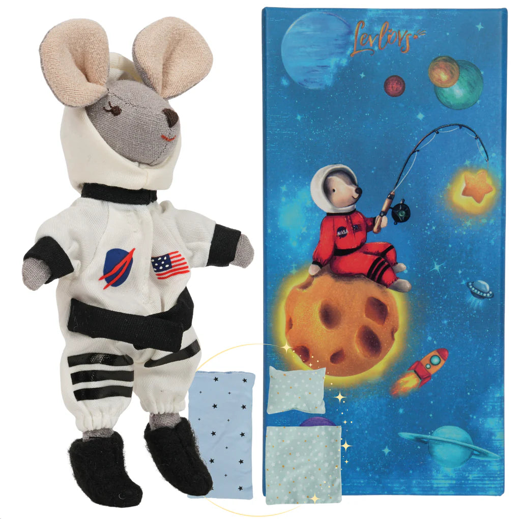 LevLovs Astronaut Mouse - White
