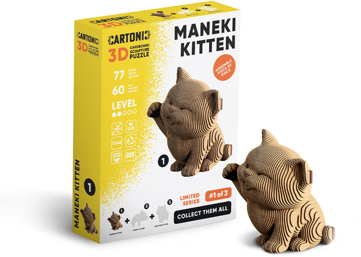Maneki Kitten 3D Puzzle