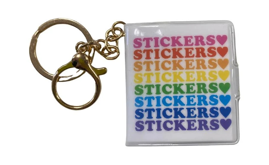 Pocket Full of Stickers Keychain Sticker Book