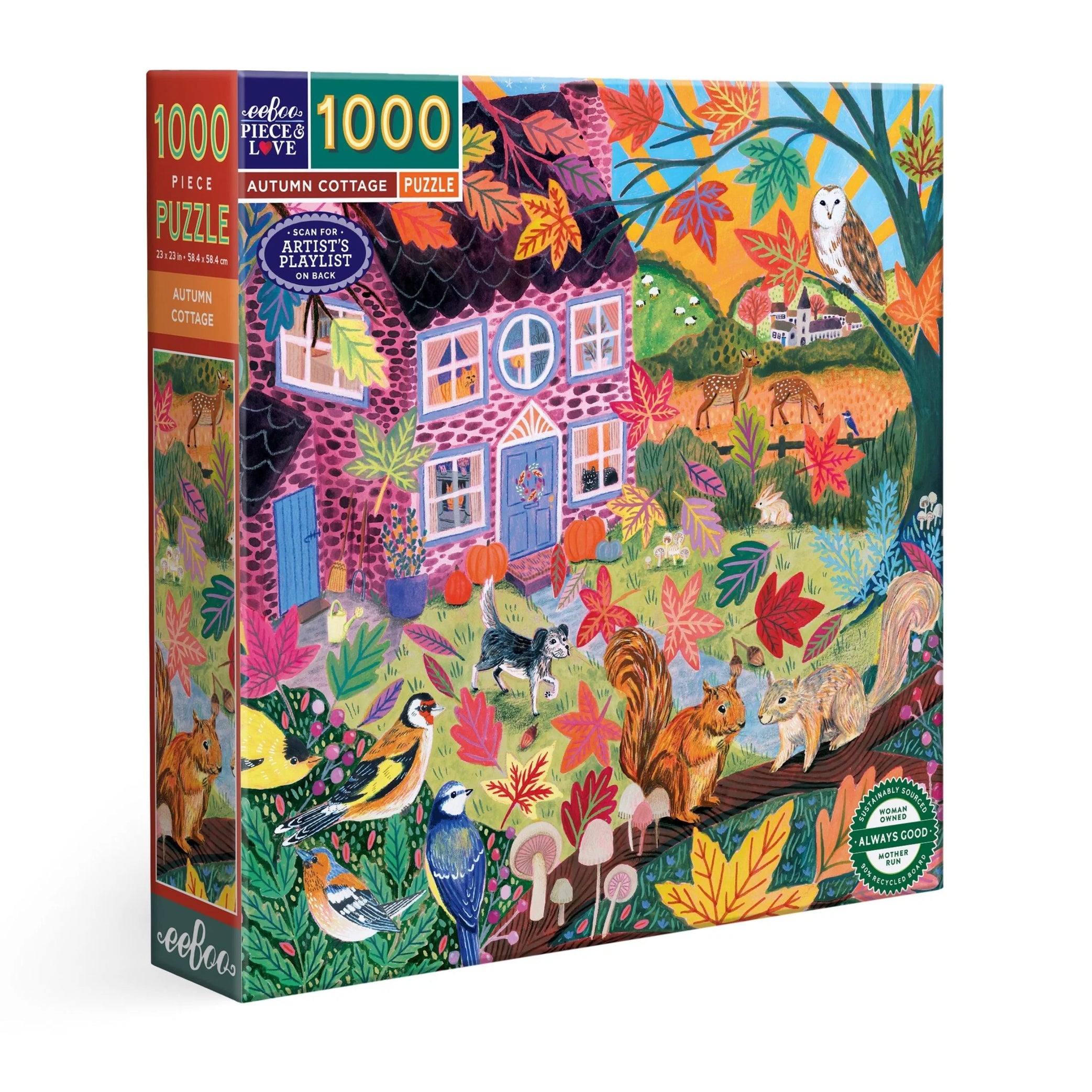 Autumn Cottage Puzzle (1000 pc)