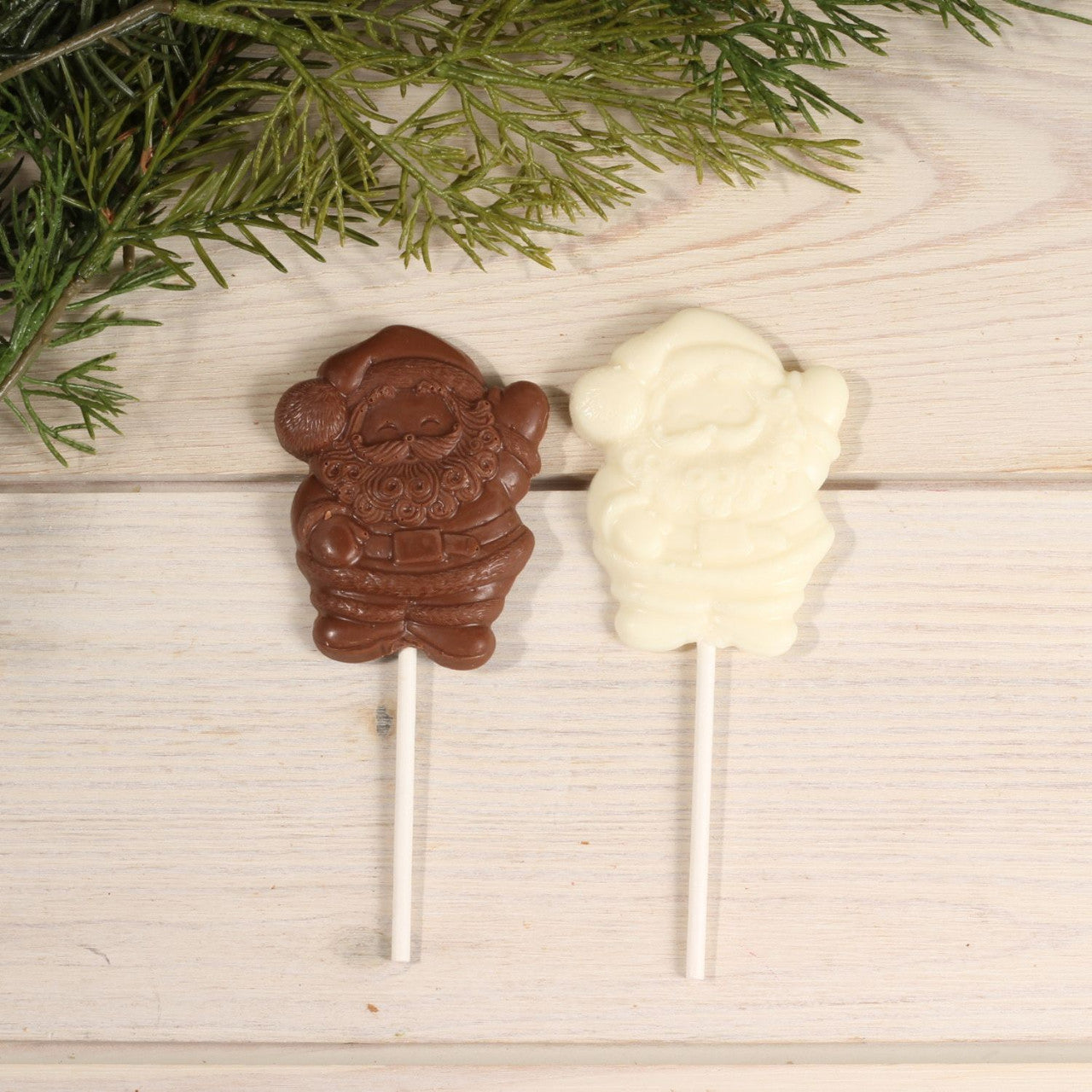 Milk Chocolate Santa Pop