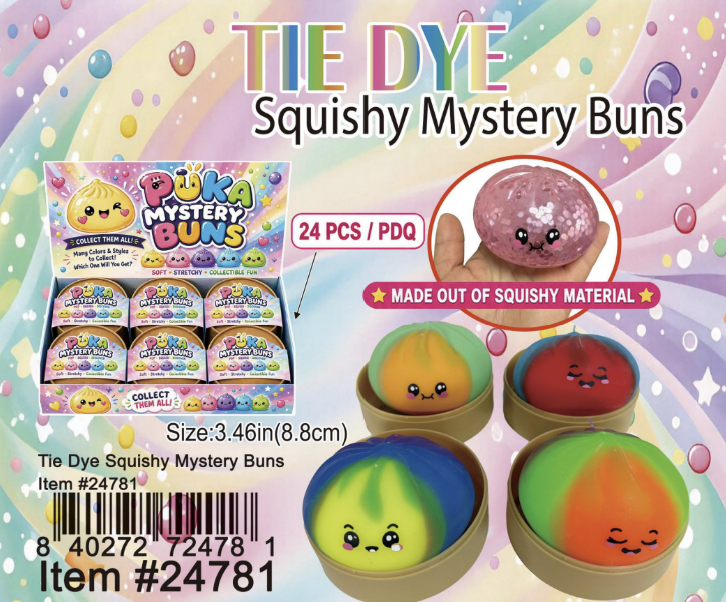 Mystery Tie Dye Dumpling 3.5"