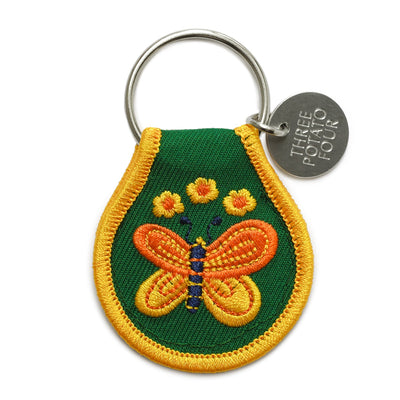 Patch Keychain- Butterfly