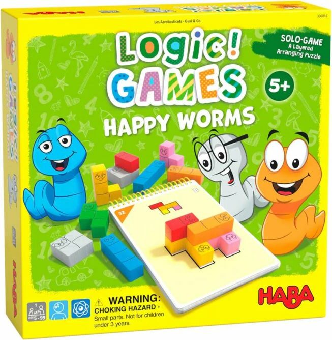 Logic! Games: Happy Worms