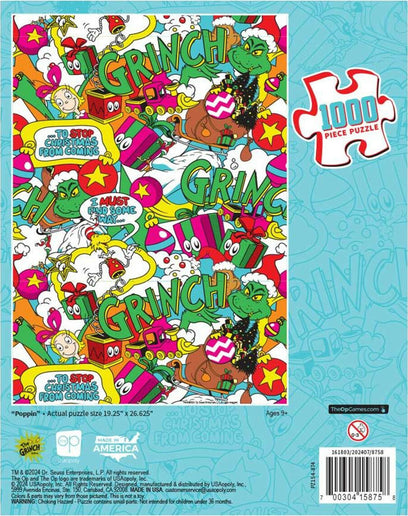 Puzzle: The Grinch "Poppin" 1000 piece