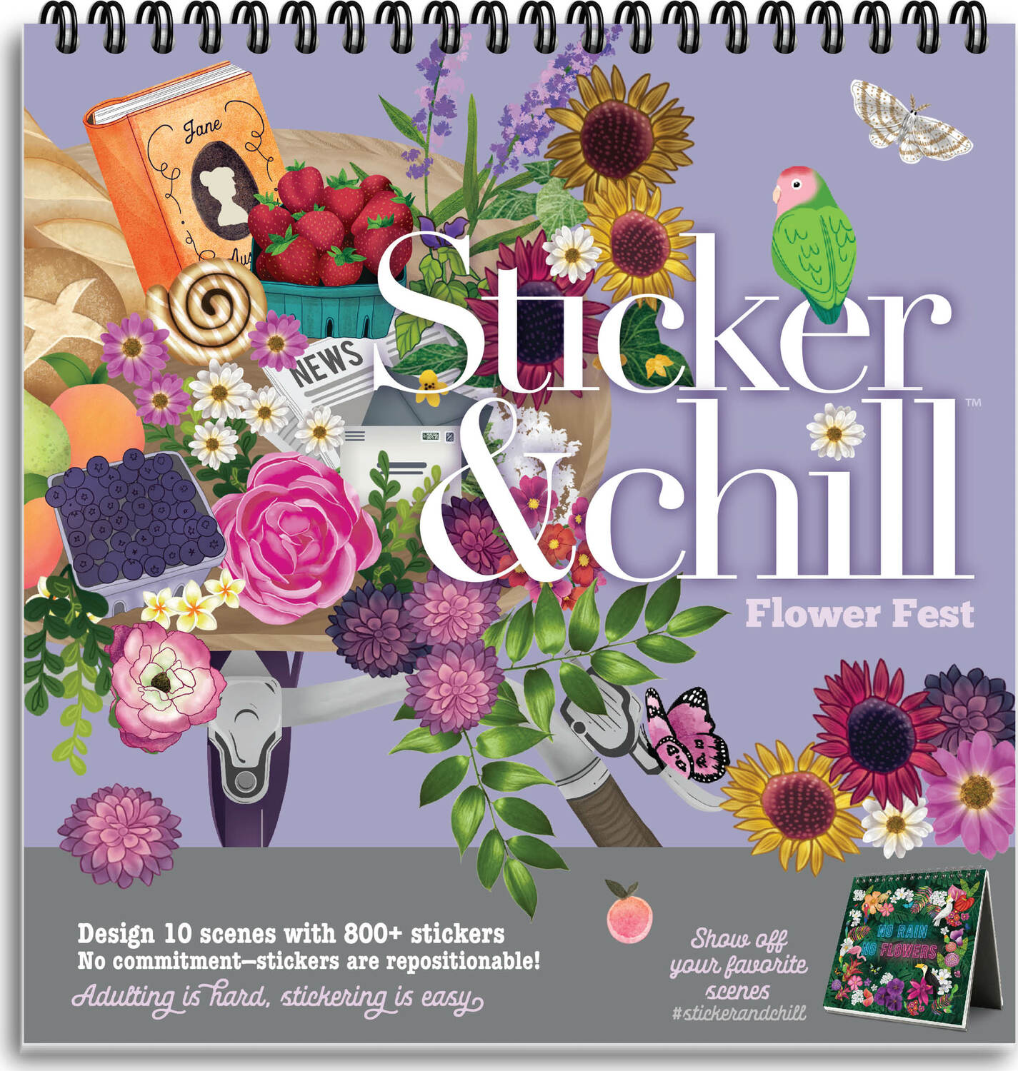 Flower Fest - adult sticker kits