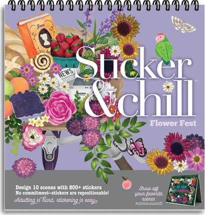 Flower Fest - adult sticker kits