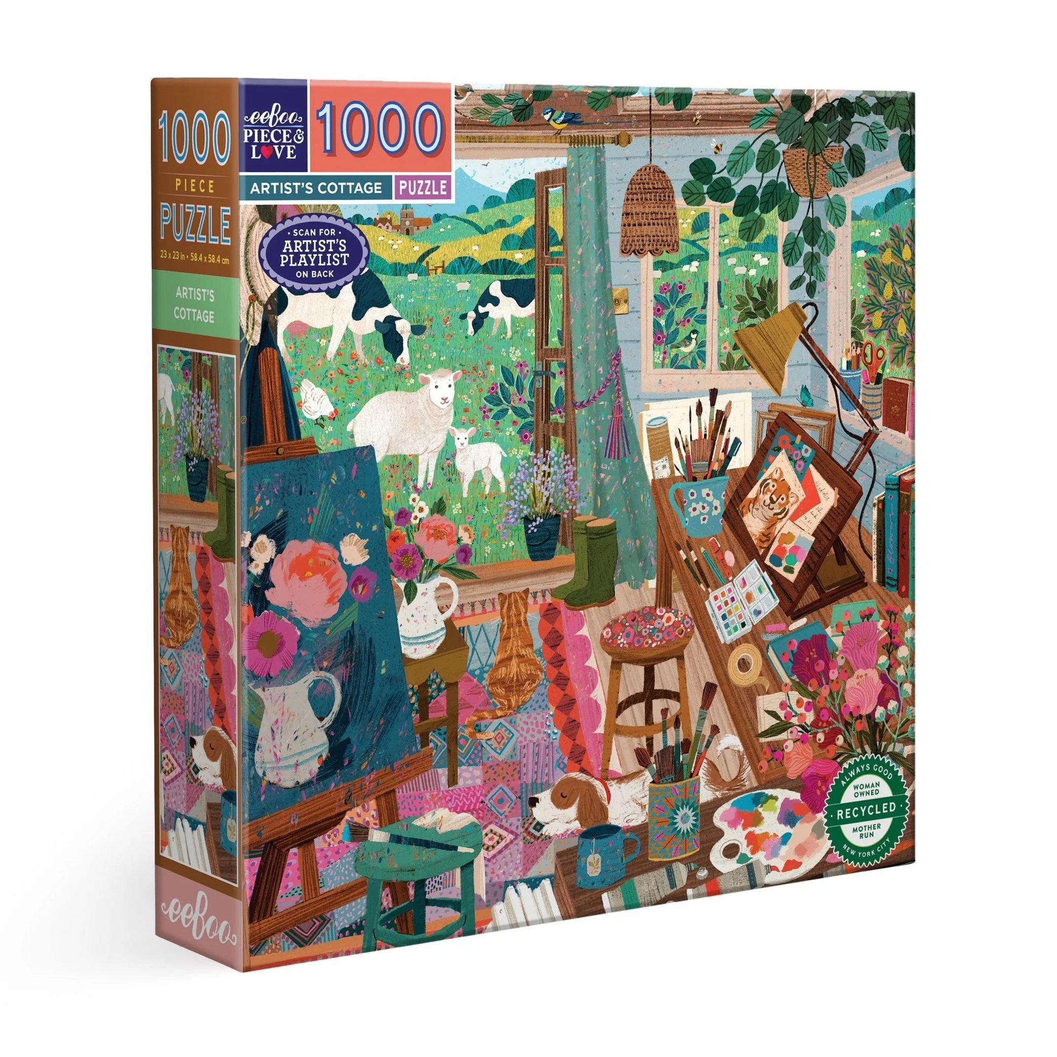 Artist's Cottage Puzzle 1000 pc