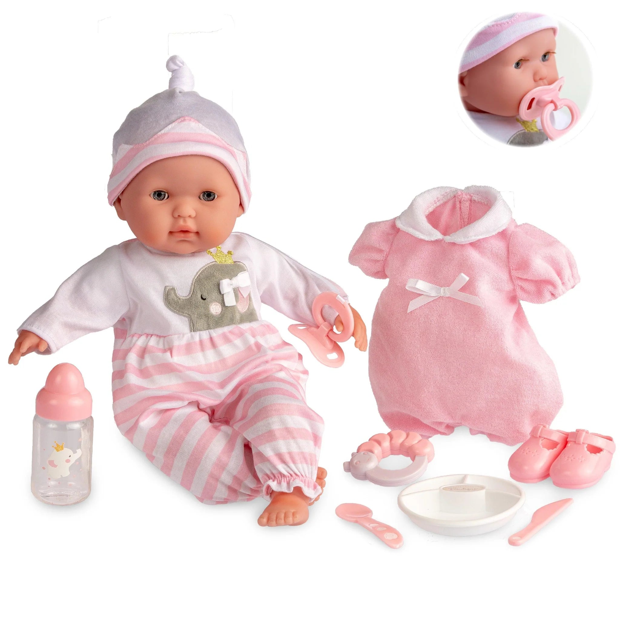 Soft Body Baby Doll - Gift Set