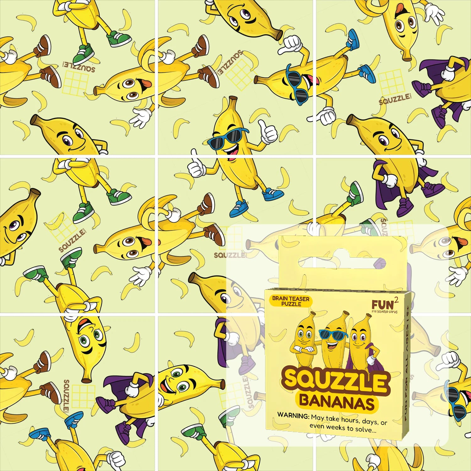 Squzzle Puzzle Bananas