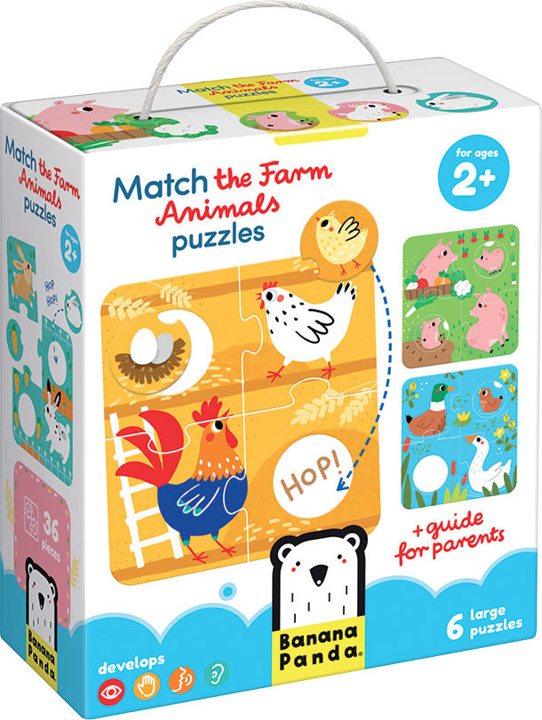 Match the Farm Animals Puzzles