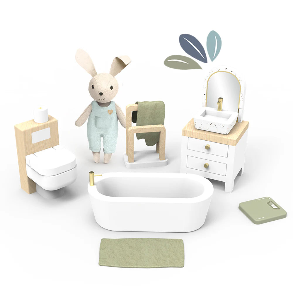 Doll House Bathroom Set