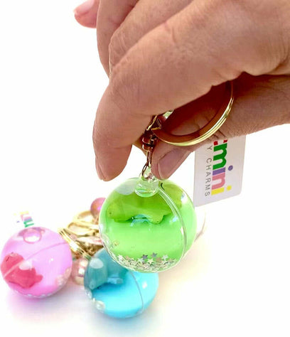 Sleeping Animal Ball Key Charm 