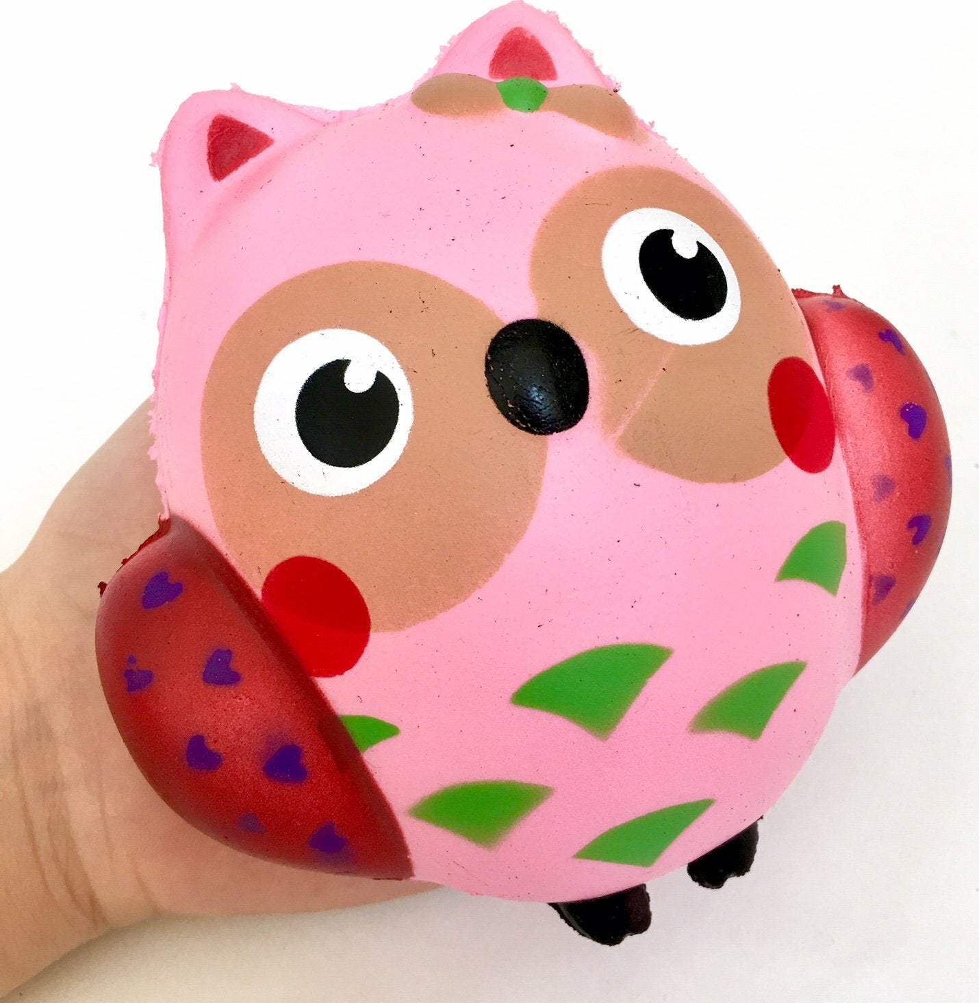 Pink Owl Squishy-5"-6