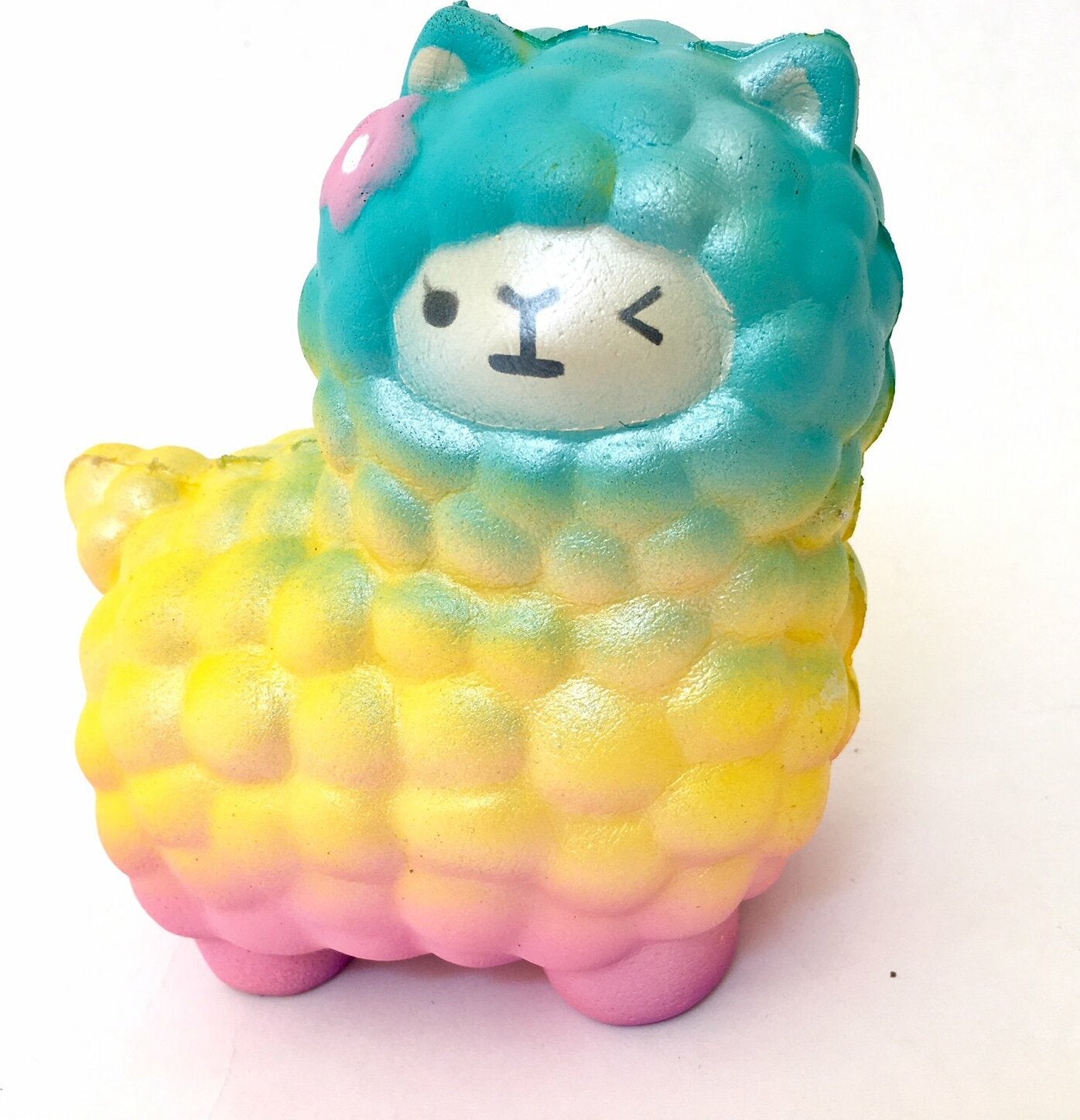 Rainbow Llama Squishy-6