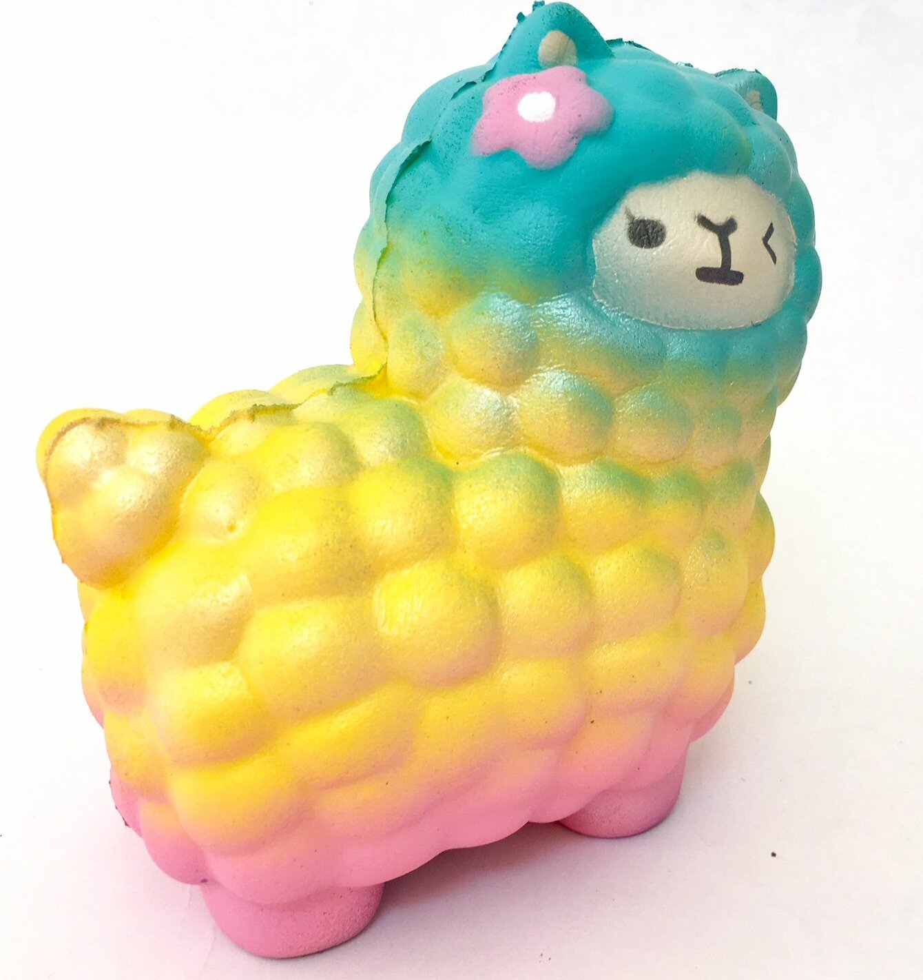 Rainbow Llama Squishy-6
