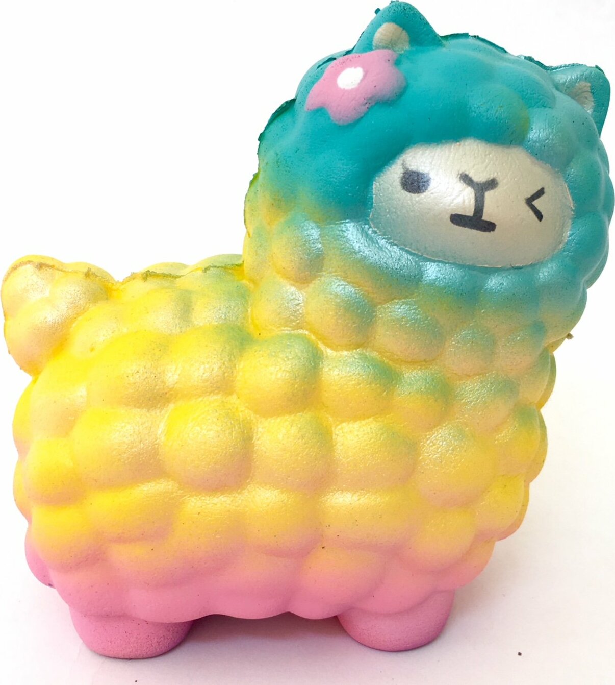 Rainbow Llama Squishy-6
