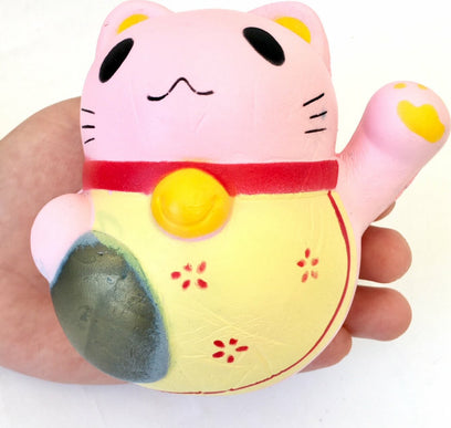 Pink Maneki Cat Squishy-6