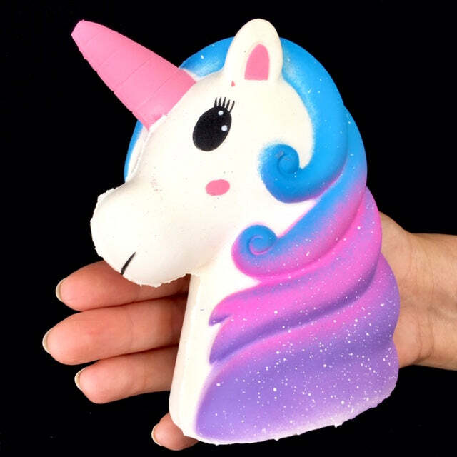 Unicorn Head Squishy 