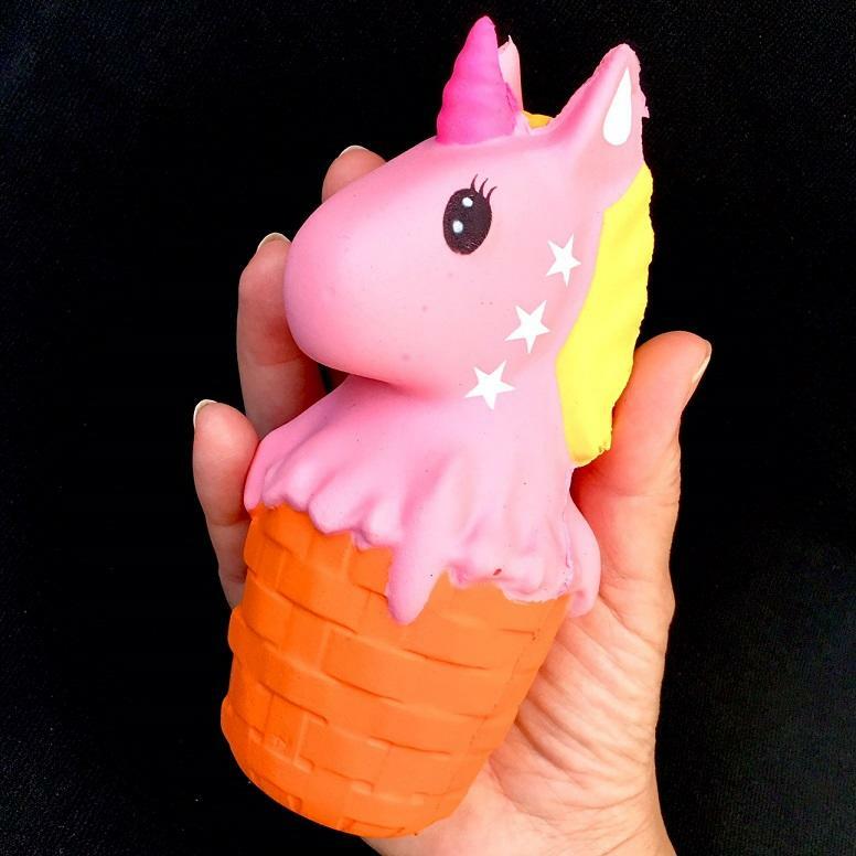 Pink Unicorn Ice Cream Squishy-6