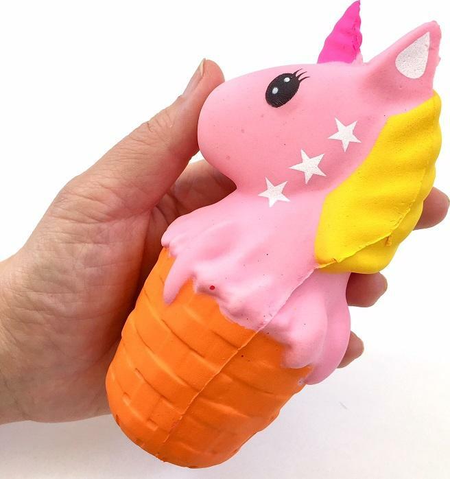 Pink Unicorn Ice Cream Squishy-6