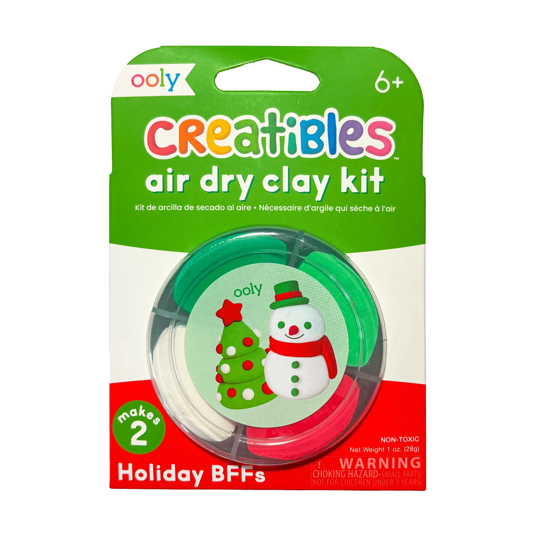 Creatibles AirDry Clay BFFs Kit: Holiday BFFs