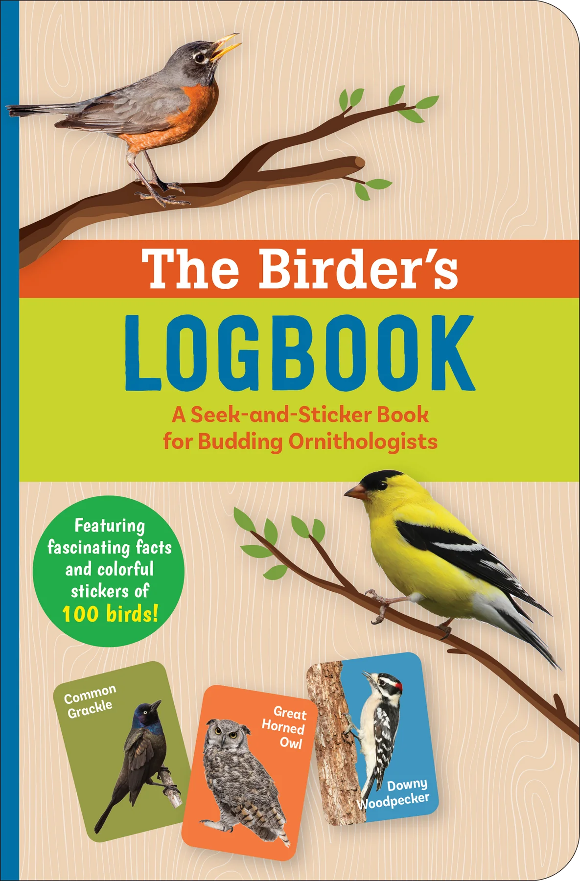 Birder's Logbook: A Seek and Sticker Book