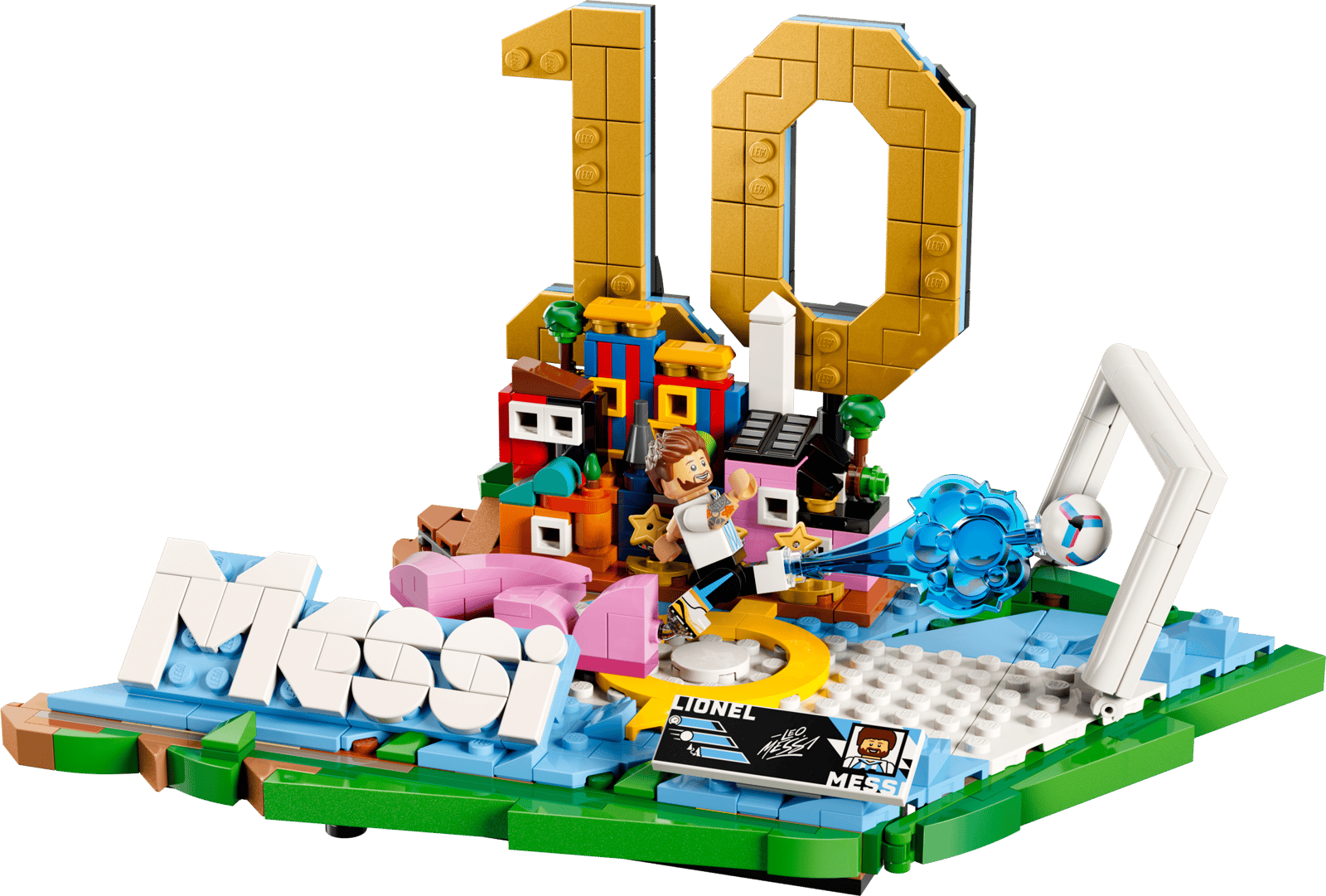 Lionel Messi Soccer Highlights Lego Set