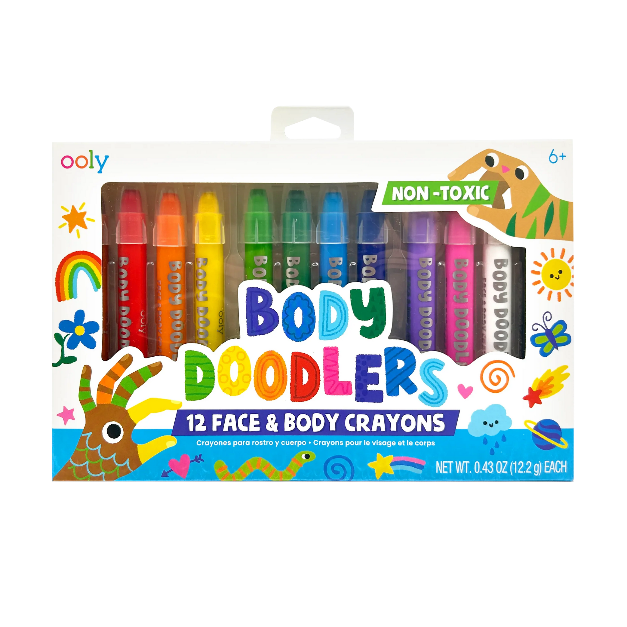 Body Doodlers Face and Body Crayons