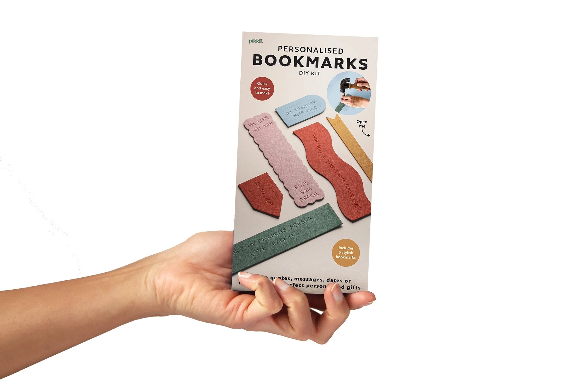 Personalized Bookmarks DIY Kit