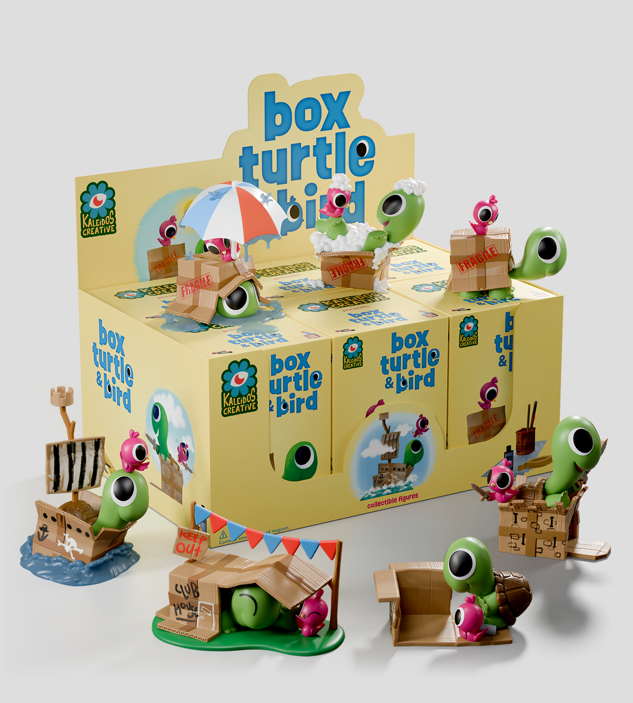 Box Turtle and Bird Blind Box