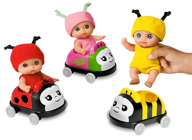 Lil Cutesies 5" Dolls w/Bug Buggies