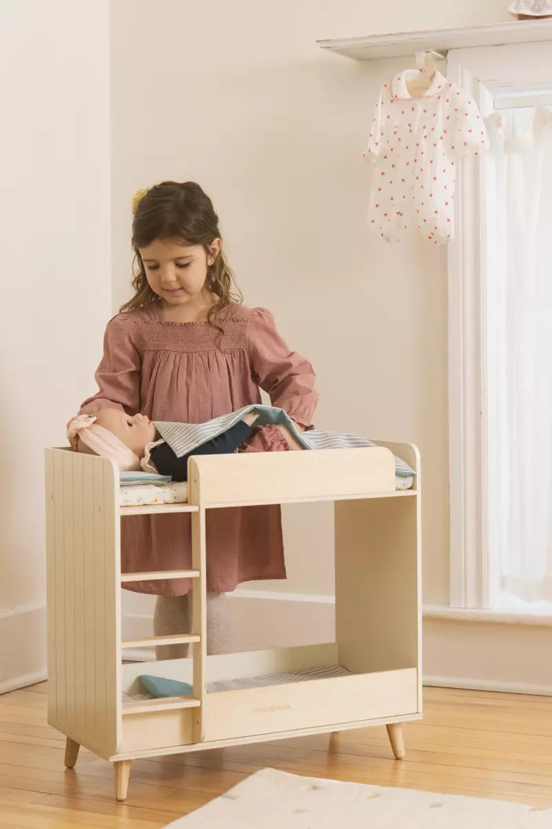 Wooden Dolls' Bunk Bed