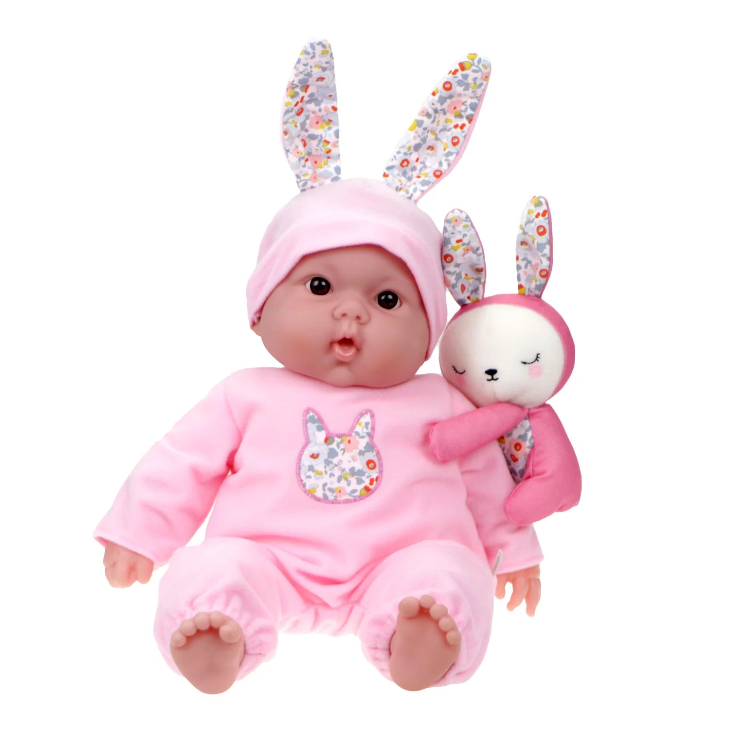 Lots to Cuddle Babies 15” Soft Body Doll with Bunny Friend