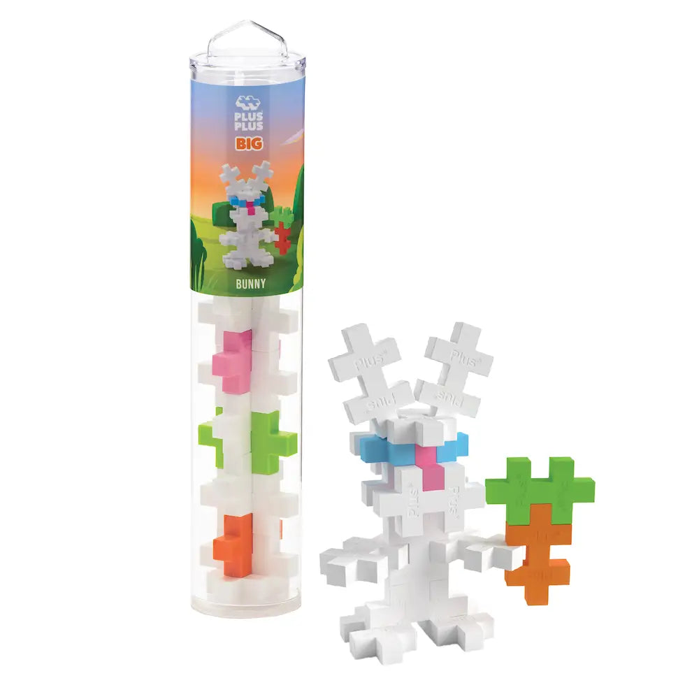 Plus-Plus Big Tube - Bunny (15 pc)