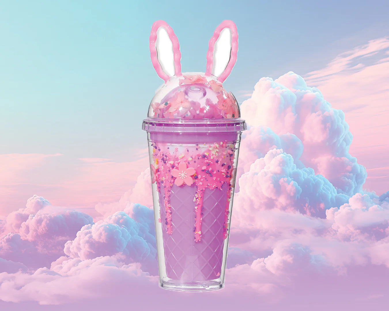 Sakura Bunny Tumbler - Purple