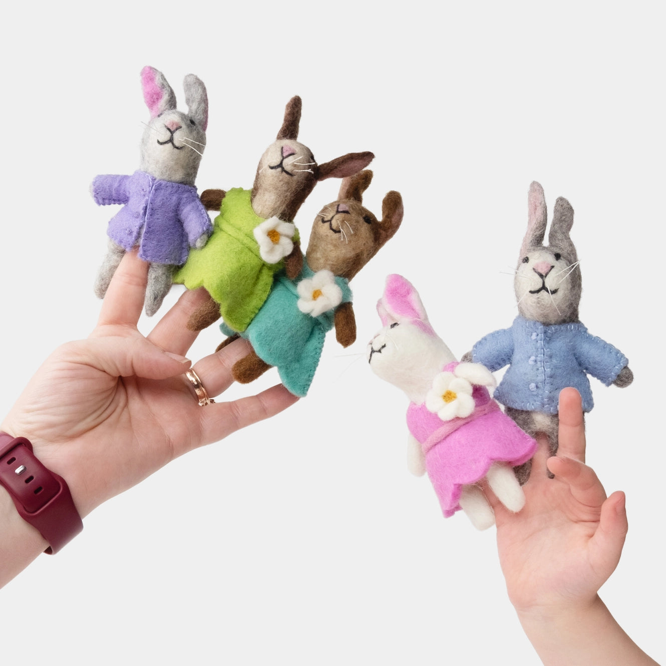 Felt Finger Puppet - Bunny