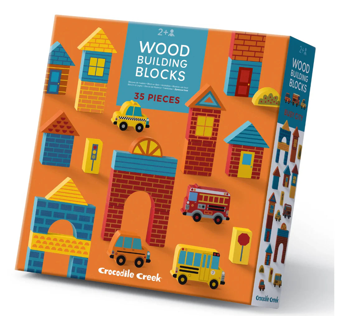 Build and Play Wood Blocks - Busy City