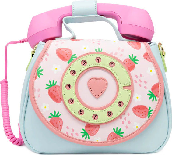 Ring Ring Phone Convertible Handbag (Strawberry Fields)