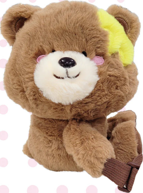 Plush Crossbody - Honey Bear