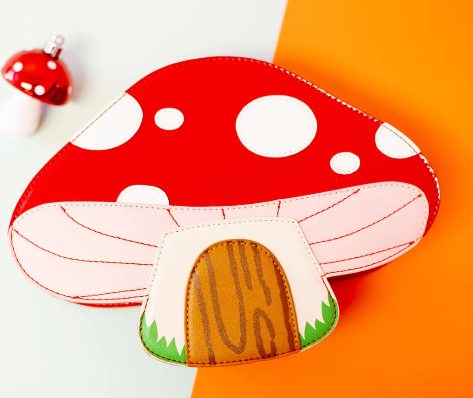 Mushroom House Handbag