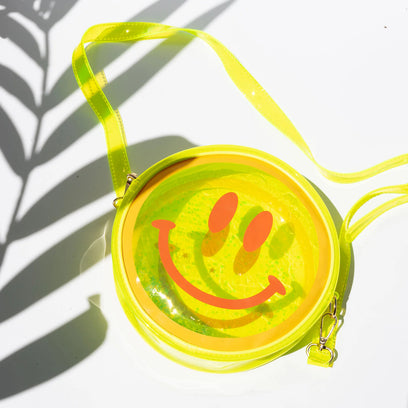 Jelly Fruit Handbag - Yellow Winky Face