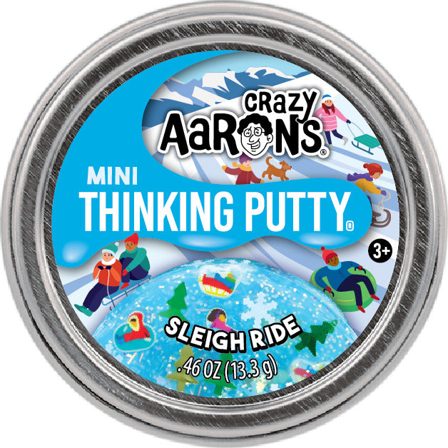 Mini Sleigh Ride - 2" Thinking Putty Tin