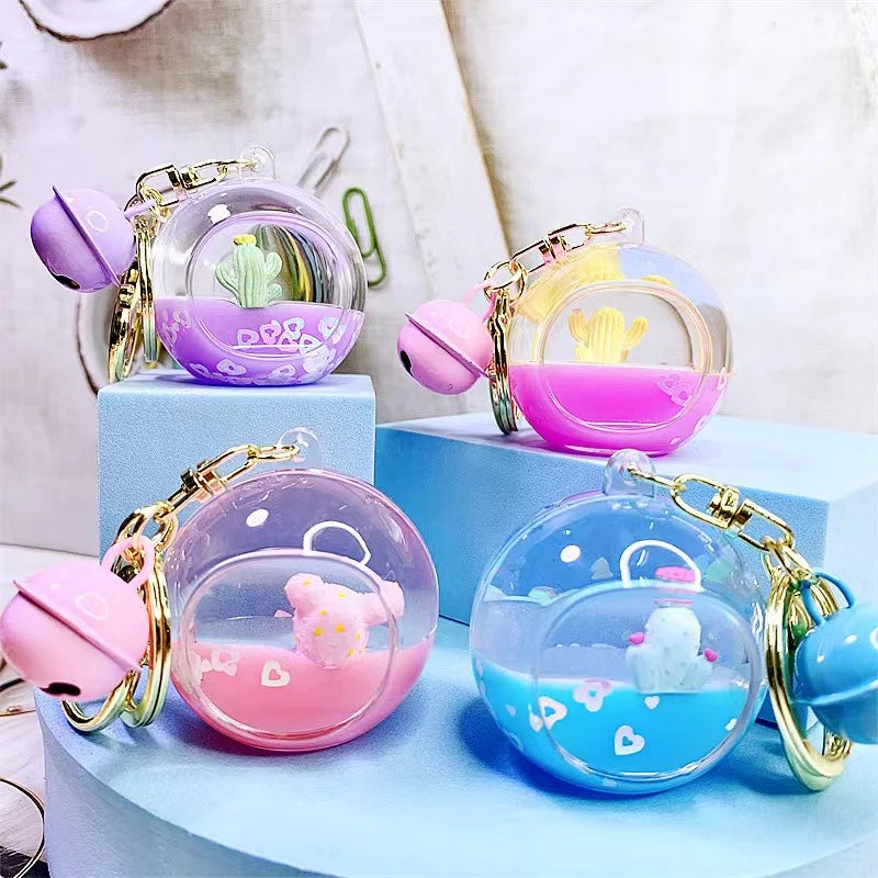Cactus Floaty Key Charm