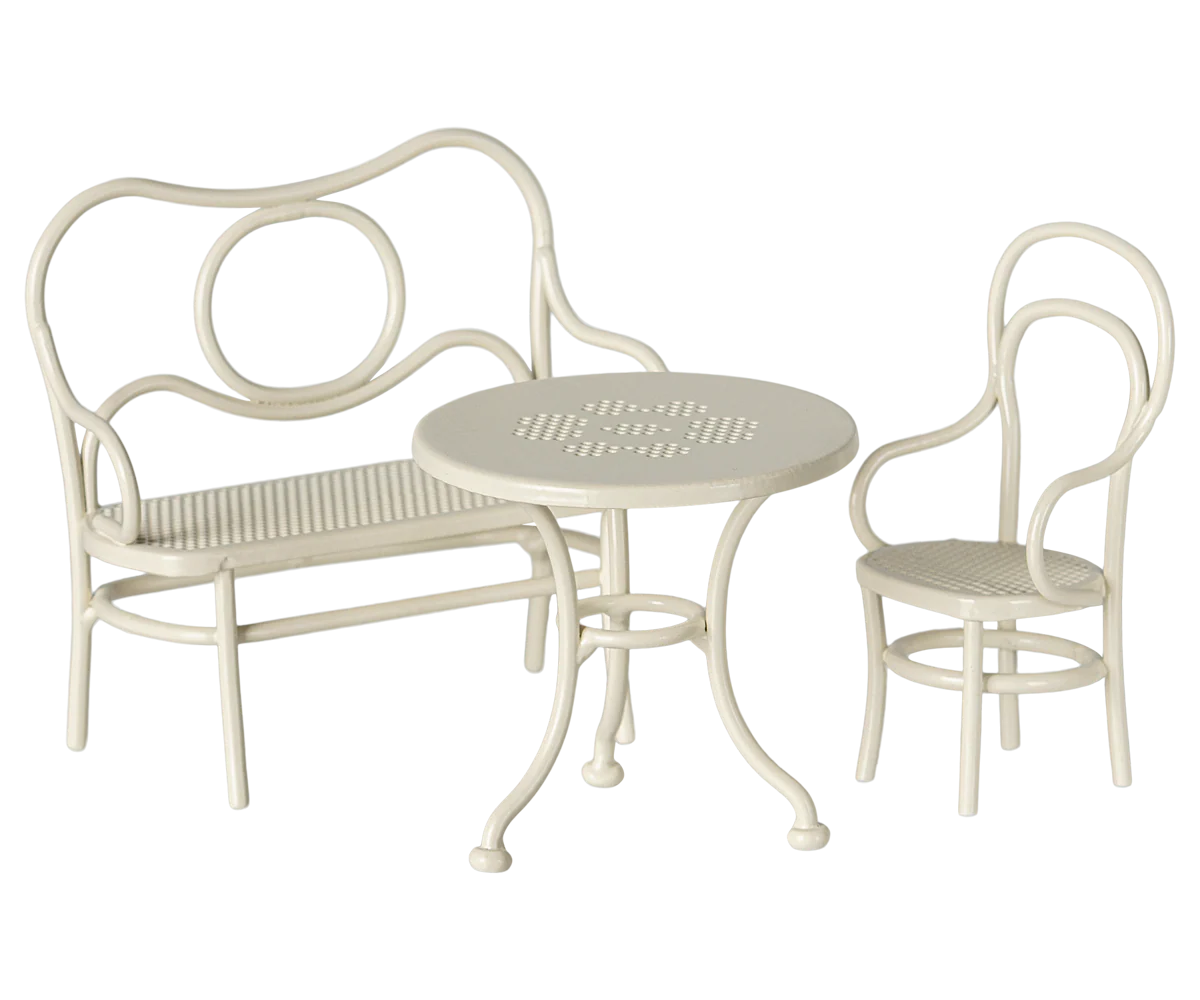 Mouse Cafe Set, Small - Off White